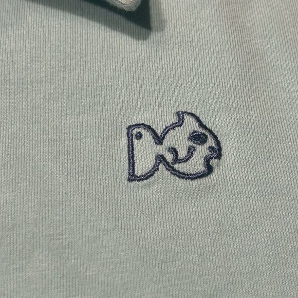 Prodoh Boys' Too Cool For School Polo in a light aqua. SIZE 4T - Picture 2 of 7